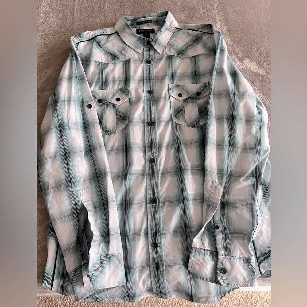 Helix button down shirt